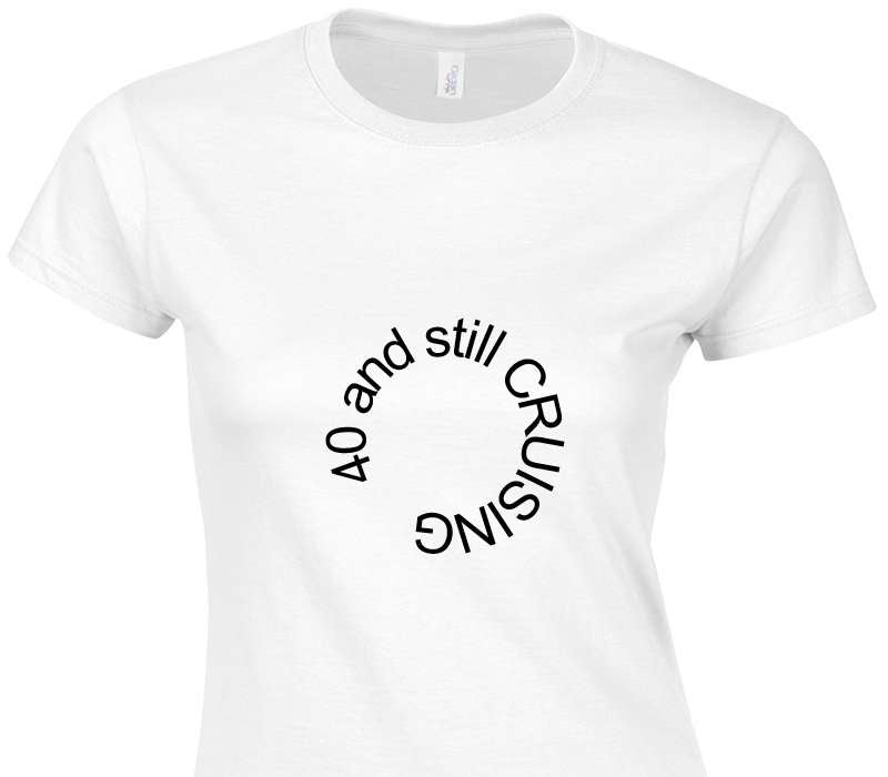 Custom Womens Soft Style 100% Cotton White T-Shirt