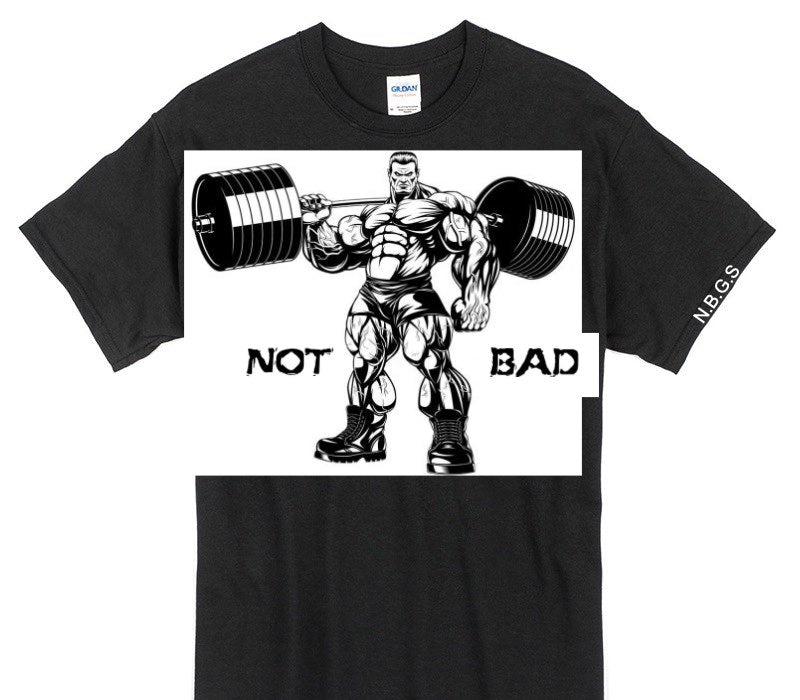 Custom Gildan 100% Cotton Black T-Shirt