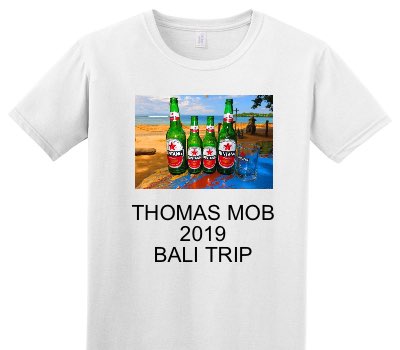 Custom Adult Soft Style 100% Cotton White T-Shirt