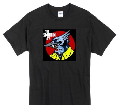 Custom Gildan 100% Cotton Black T-Shirt