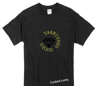 Custom Gildan 100% Cotton Black T-Shirt