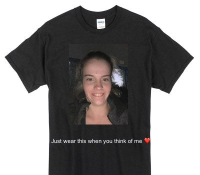 Custom Gildan 100% Cotton Black T-Shirt