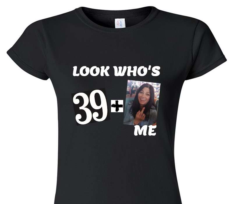 Custom Womens Soft Style 100% Cotton Black T-Shirt