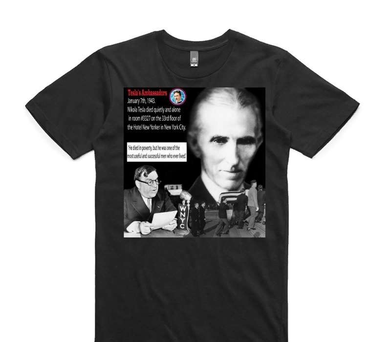 Custom AS Colour 100% Cotton Black T-Shirt