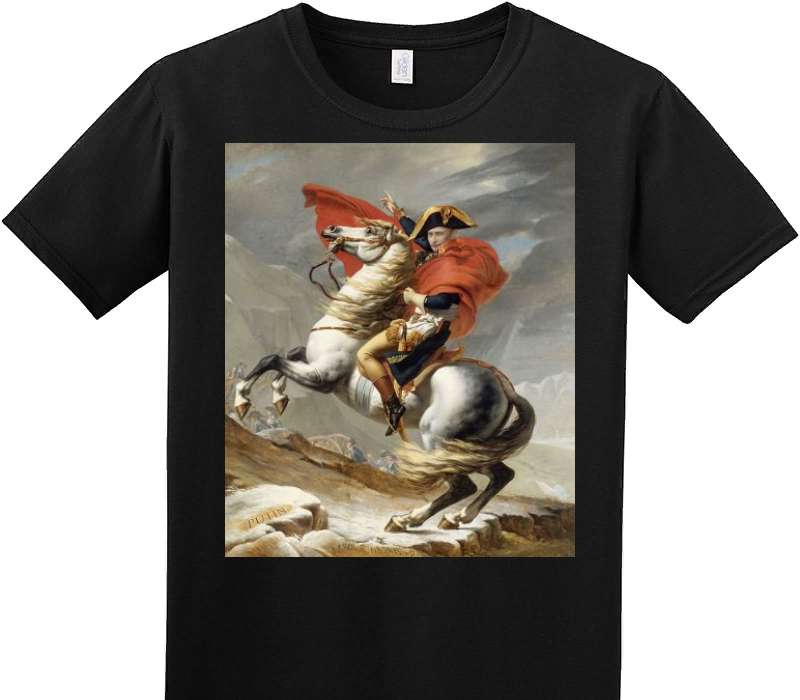 Custom Adult Soft Style 100% Cotton Black T-Shirt