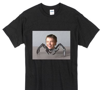 Custom Gildan 100% Cotton Black T-Shirt