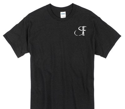 Custom Gildan 100% Cotton Black T-Shirt