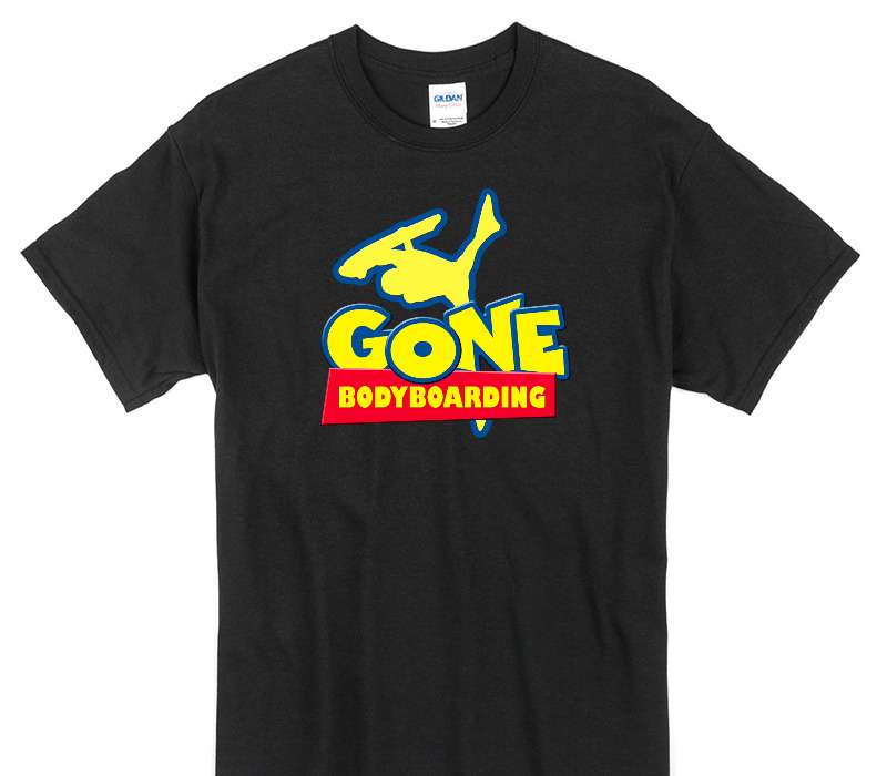 Custom Gildan 100% Cotton Black T-Shirt
