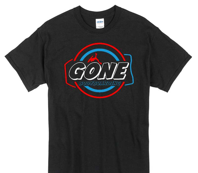 Custom Gildan 100% Cotton Black T-Shirt