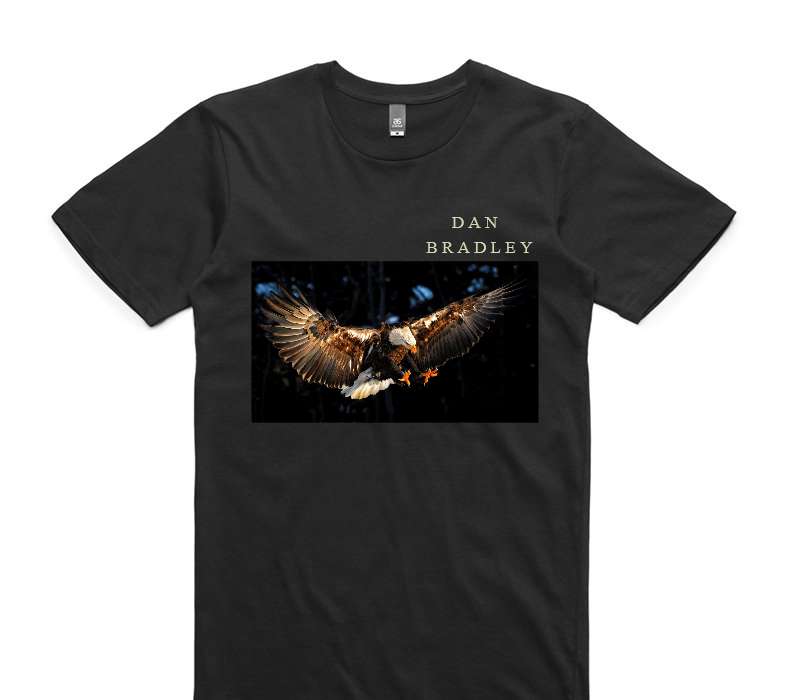 Custom AS Colour 100% Cotton Black T-Shirt