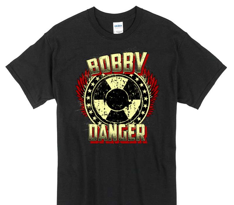 Custom Gildan 100% Cotton Black T-Shirt