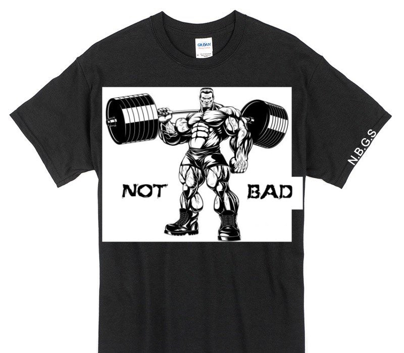 Custom Gildan 100% Cotton Black T-Shirt