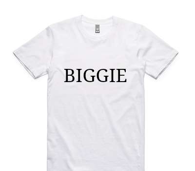 Custom AS Colour 100% Cotton White T-Shirt