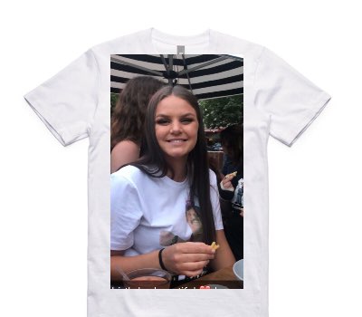 Custom AS Colour 100% Cotton White T-Shirt