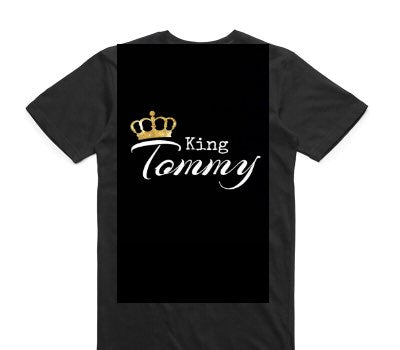 Custom AS Colour 100% Cotton Black T-Shirt