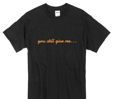 Custom Gildan 100% Cotton Black T-Shirt