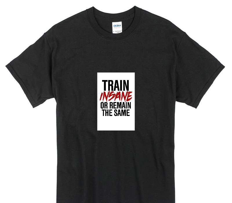 Custom Gildan 100% Cotton Black T-Shirt