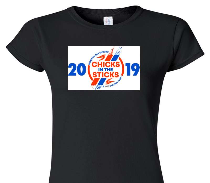 Custom Womens Soft Style 100% Cotton Black T-Shirt