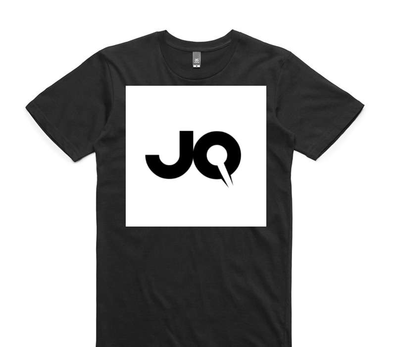Custom AS Colour 100% Cotton Black T-Shirt
