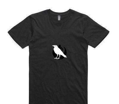 Custom AS Colour 100% Cotton Black T-Shirt