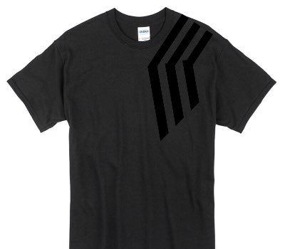 Custom Gildan 100% Cotton Black T-Shirt
