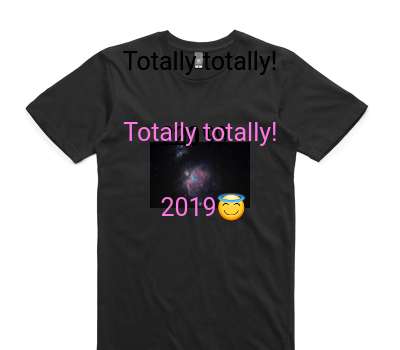 Custom AS Colour 100% Cotton Black T-Shirt