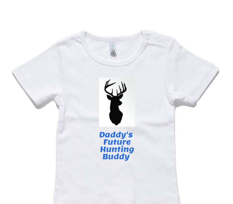 Custom AS Colour White Baby T-Shirt