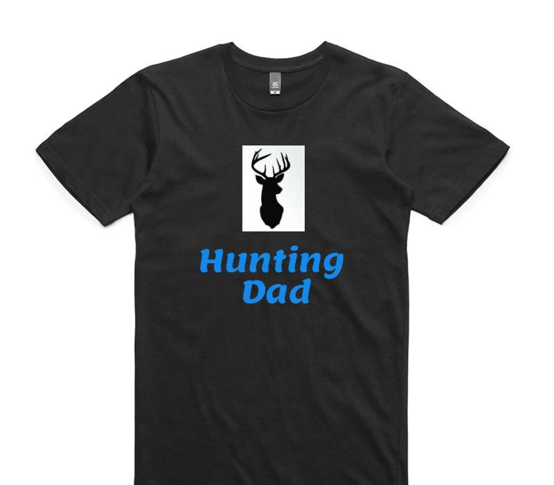 Custom AS Colour 100% Cotton Black T-Shirt