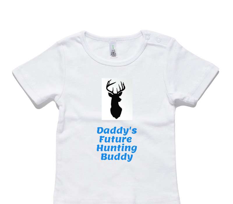Custom AS Colour White Baby T-Shirt