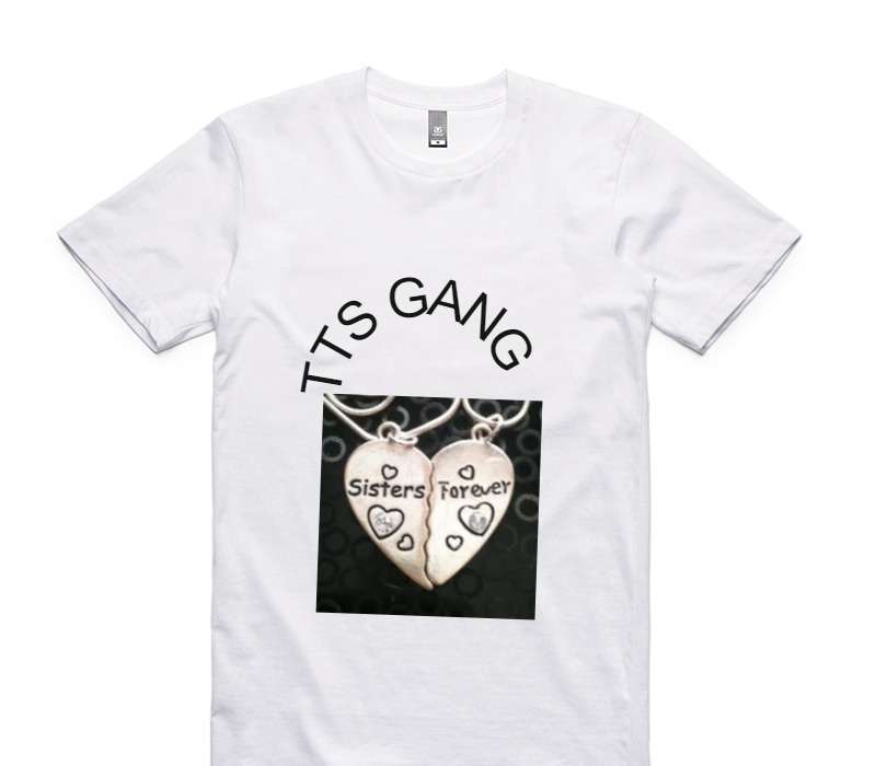 Custom AS Colour 100% Cotton White T-Shirt