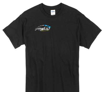 Custom Gildan 100% Cotton Black T-Shirt