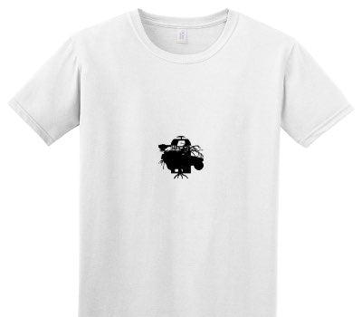 Custom Adult Soft Style 100% Cotton White T-Shirt