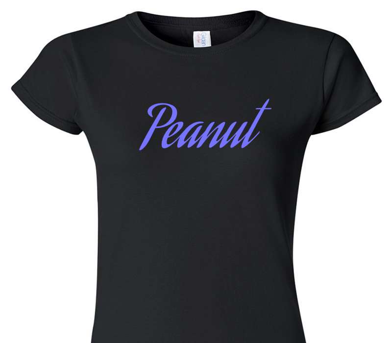 Custom Womens Soft Style 100% Cotton Black T-Shirt
