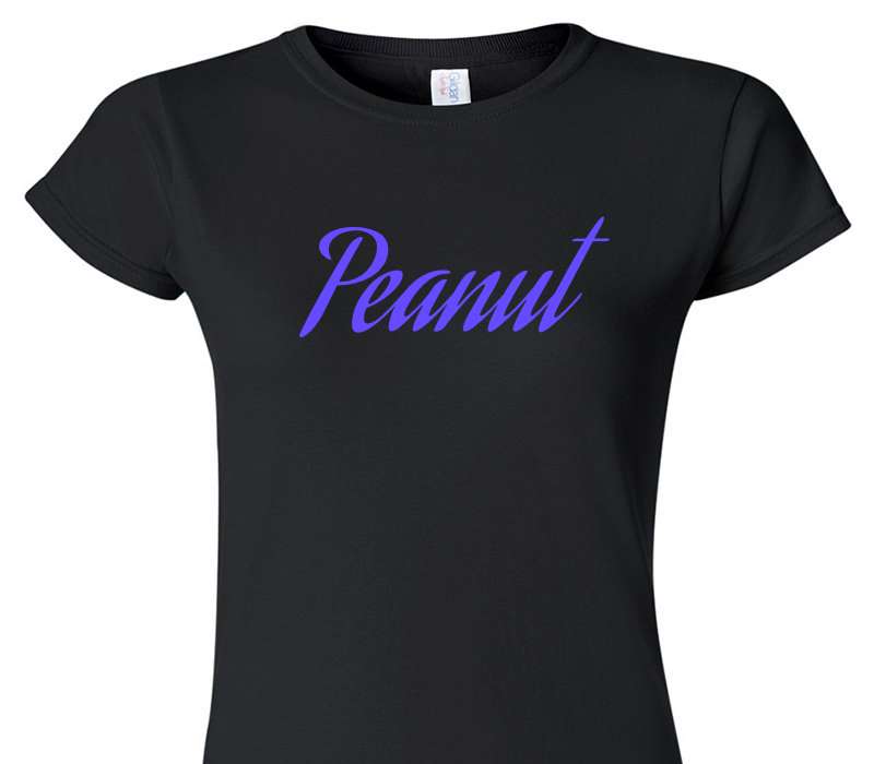 Custom Womens Soft Style 100% Cotton Black T-Shirt
