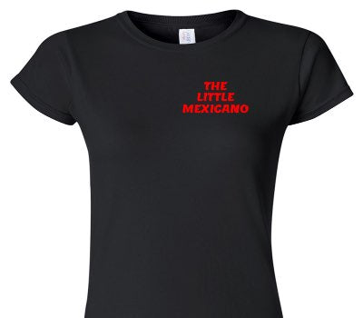 Custom Womens Soft Style 100% Cotton Black T-Shirt