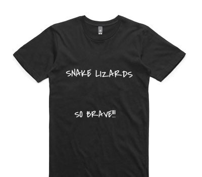 Custom AS Colour 100% Cotton Black T-Shirt