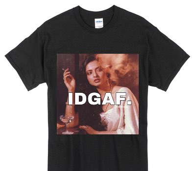 Custom Gildan 100% Cotton Black T-Shirt
