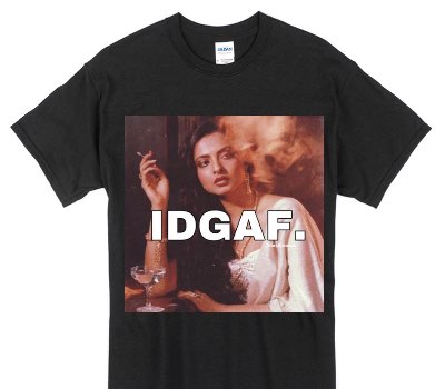 Custom Gildan 100% Cotton Black T-Shirt