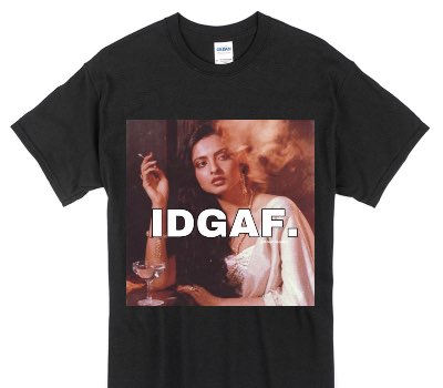 Custom Gildan 100% Cotton Black T-Shirt