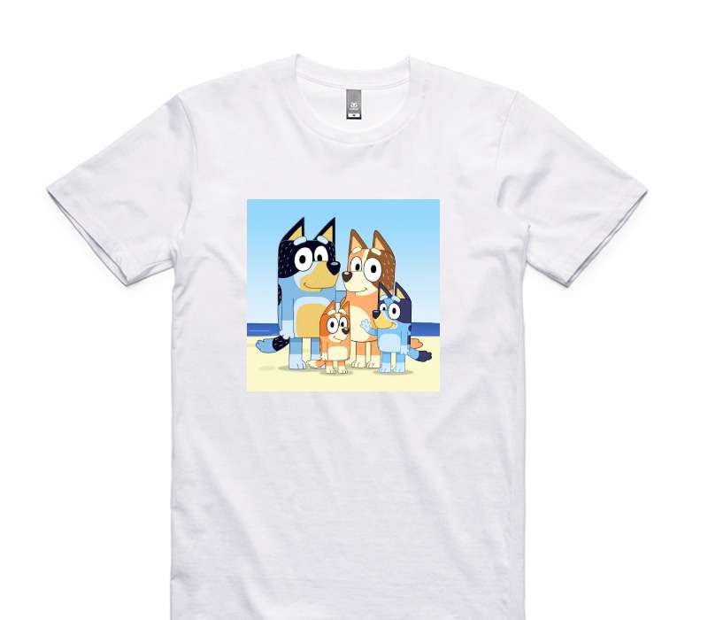 Custom AS Colour 100% Cotton White T-Shirt