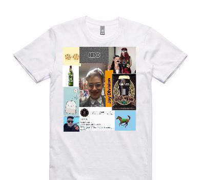 Custom AS Colour 100% Cotton White T-Shirt