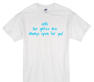 Custom Gildan 100% Cotton White T-Shirt