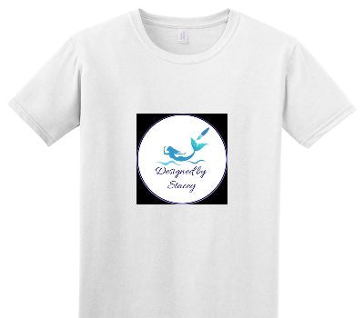 Custom Adult Soft Style 100% Cotton White T-Shirt