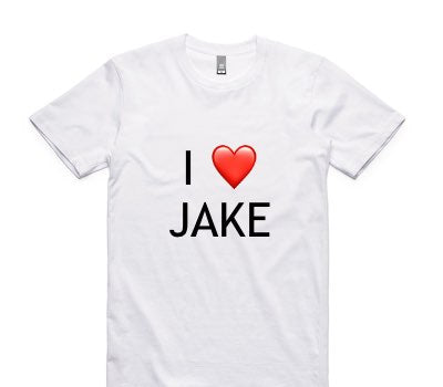 Custom AS Colour 100% Cotton White T-Shirt