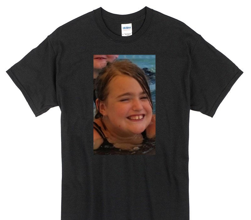 Custom Gildan 100% Cotton Black T-Shirt