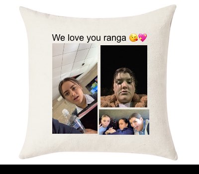 Custom Cushion Cover 50cm x 50 cm Off White