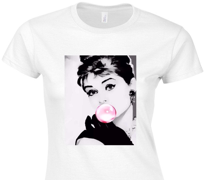 Custom Womens Soft Style 100% Cotton White T-Shirt