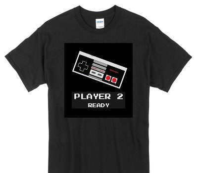 Custom Gildan 100% Cotton Black T-Shirt