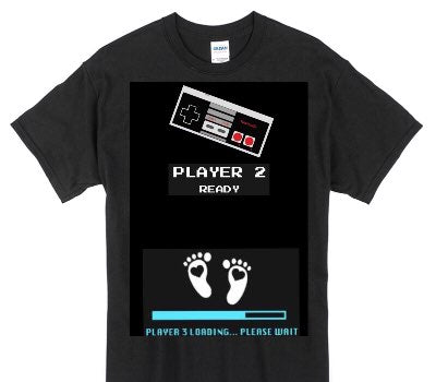 Custom Gildan 100% Cotton Black T-Shirt