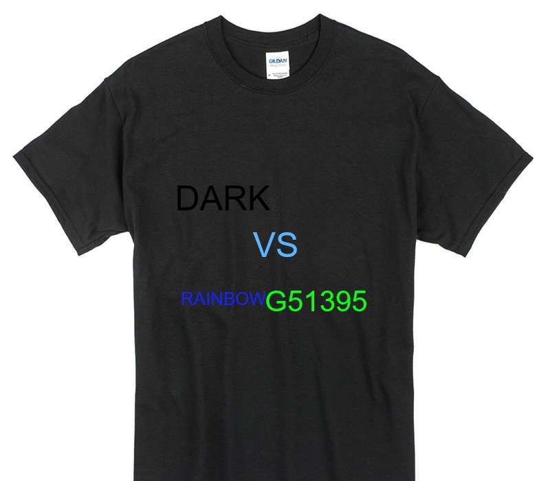 Custom Gildan 100% Cotton Black T-Shirt